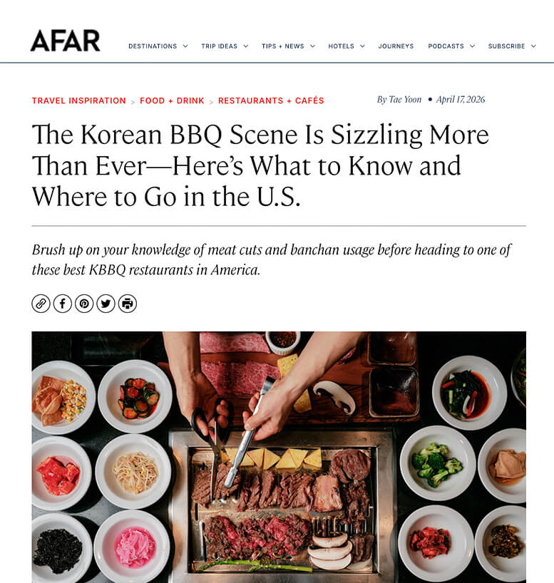 The Korean BBQ Scene Is Sizzling More Than Ever—Here’s What to Know and Where to Go in the U.S.